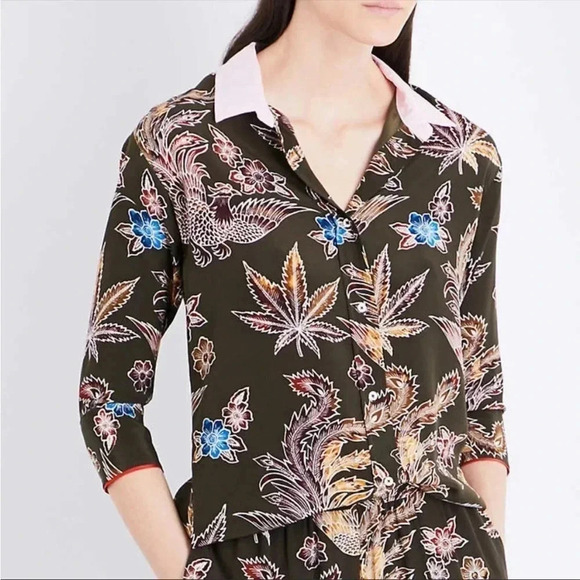 Sandro Paris silk blouse size 3 - Picture 1 of 11